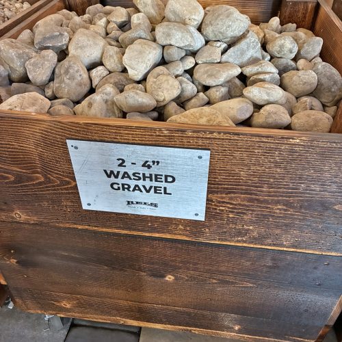 2-4 inch washed gravel