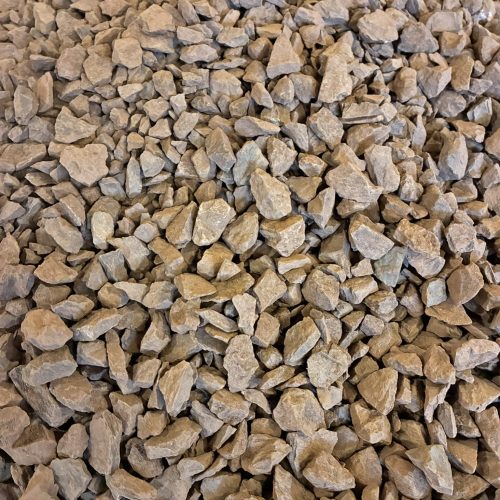 3-4 inch red brown stone detailed