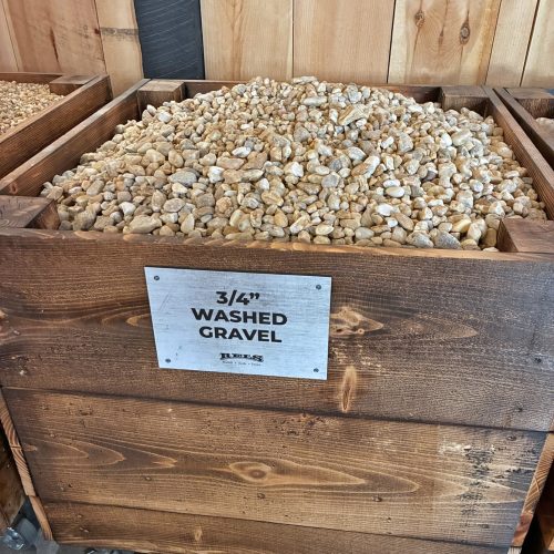 3-4 inch washed gravel