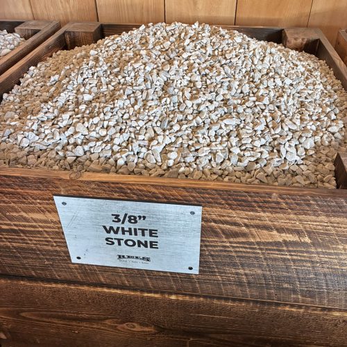 3-8 inch white stone