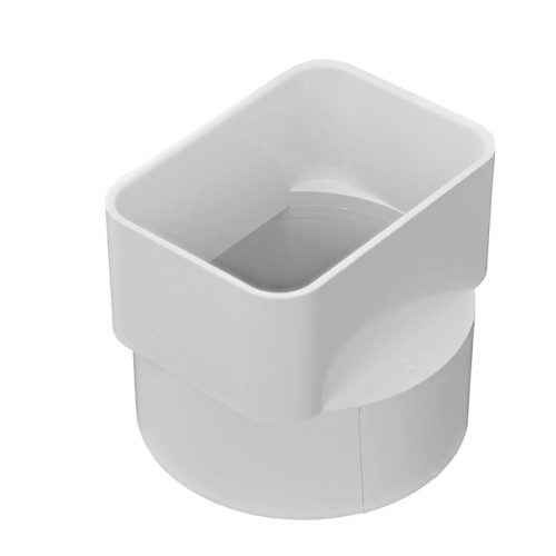 PVC Downspout Adapter 3 x 4 inch